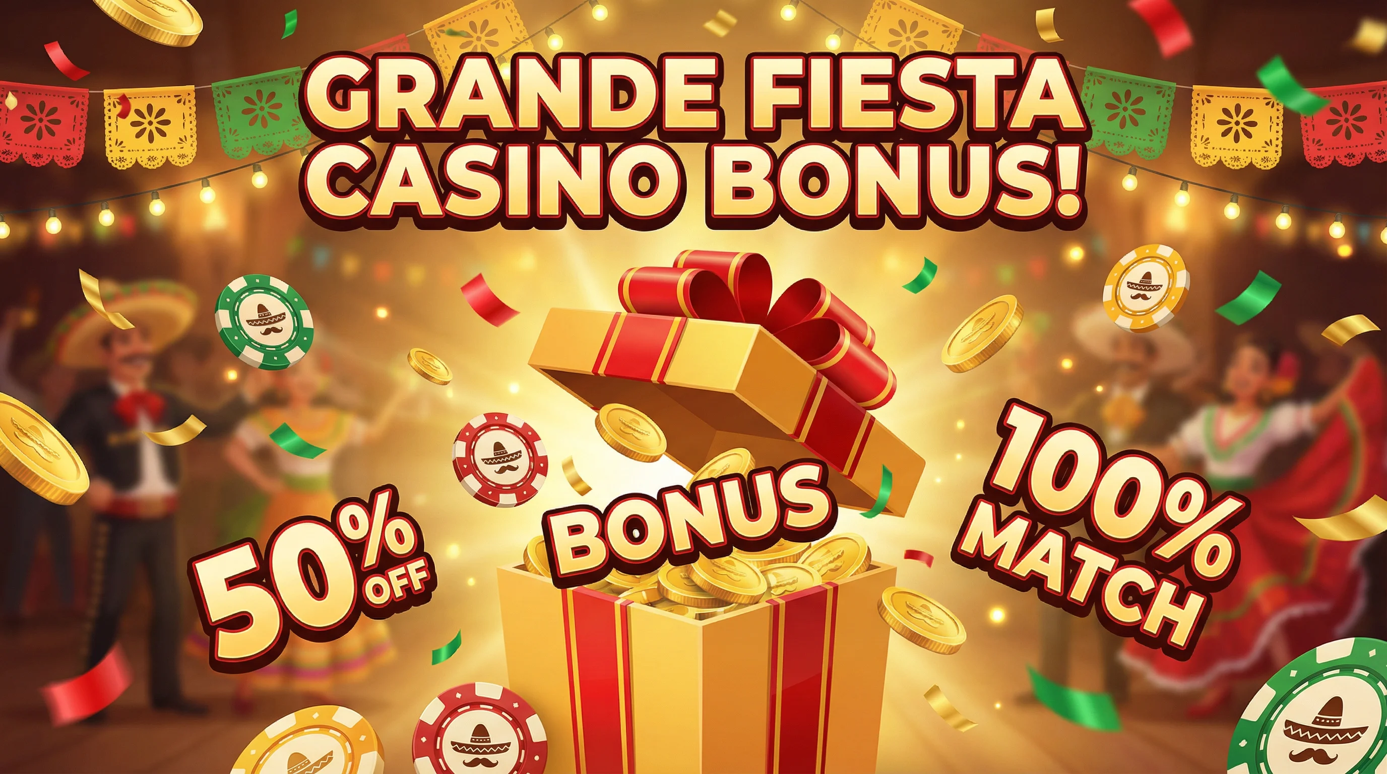 Bono de bienvenida 1Win Casino App con monedas y fichas
